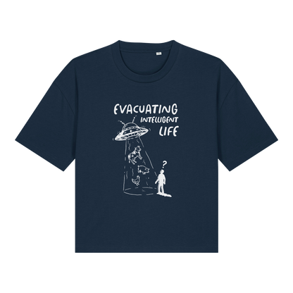 Evacuating Intelligent Life Women's Boxy T-Shirt