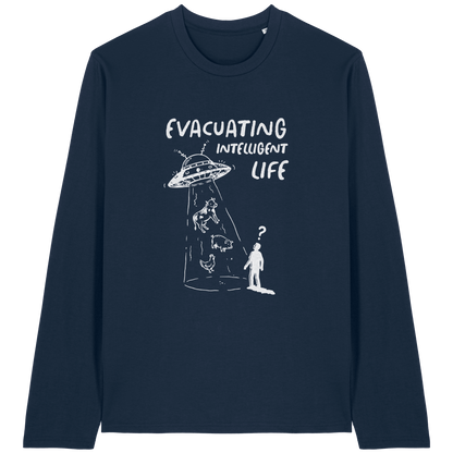 Evacuating Intelligent Life Long Sleeve T-Shirt
