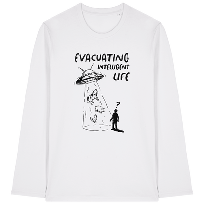 Evacuating Intelligent Life Long Sleeve T-Shirt