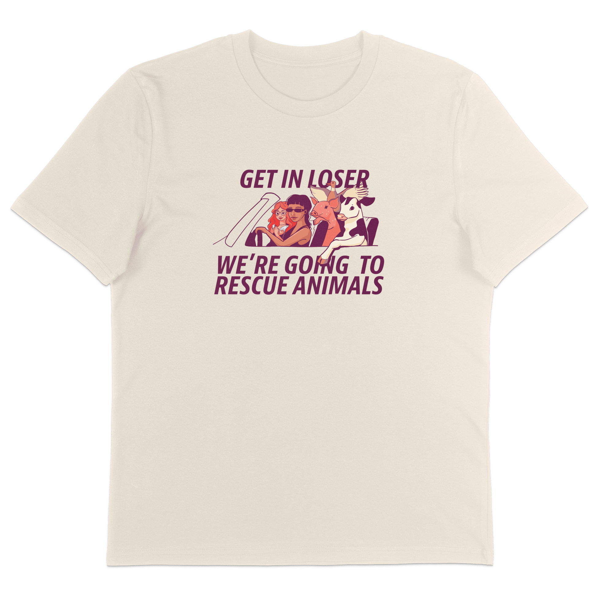 Get In Loser T-Shirt - Vegan America
