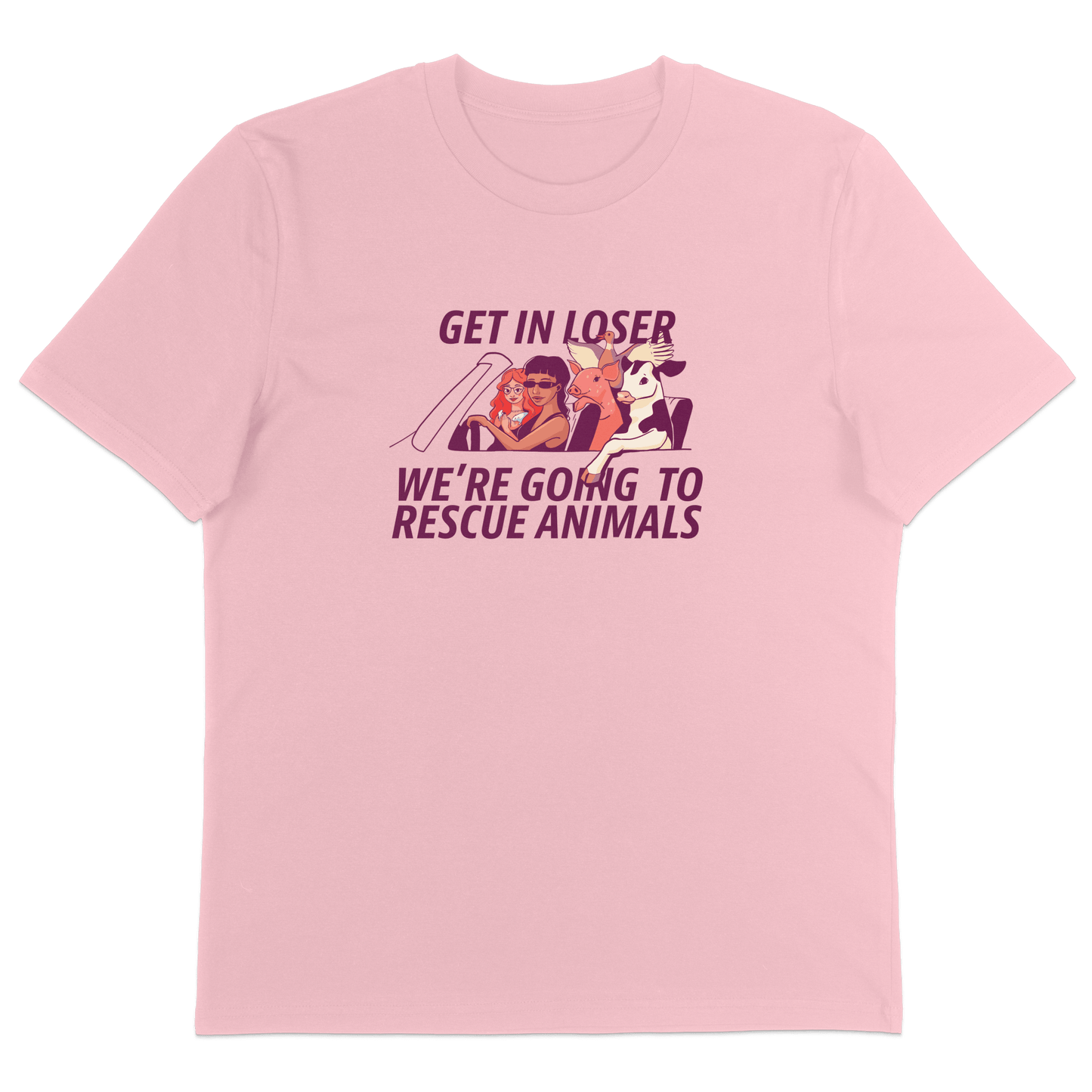 Get In Loser T-Shirt - Vegan America