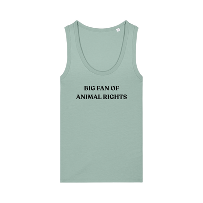 Big Fan Of Animal Rights Women's Tank Top