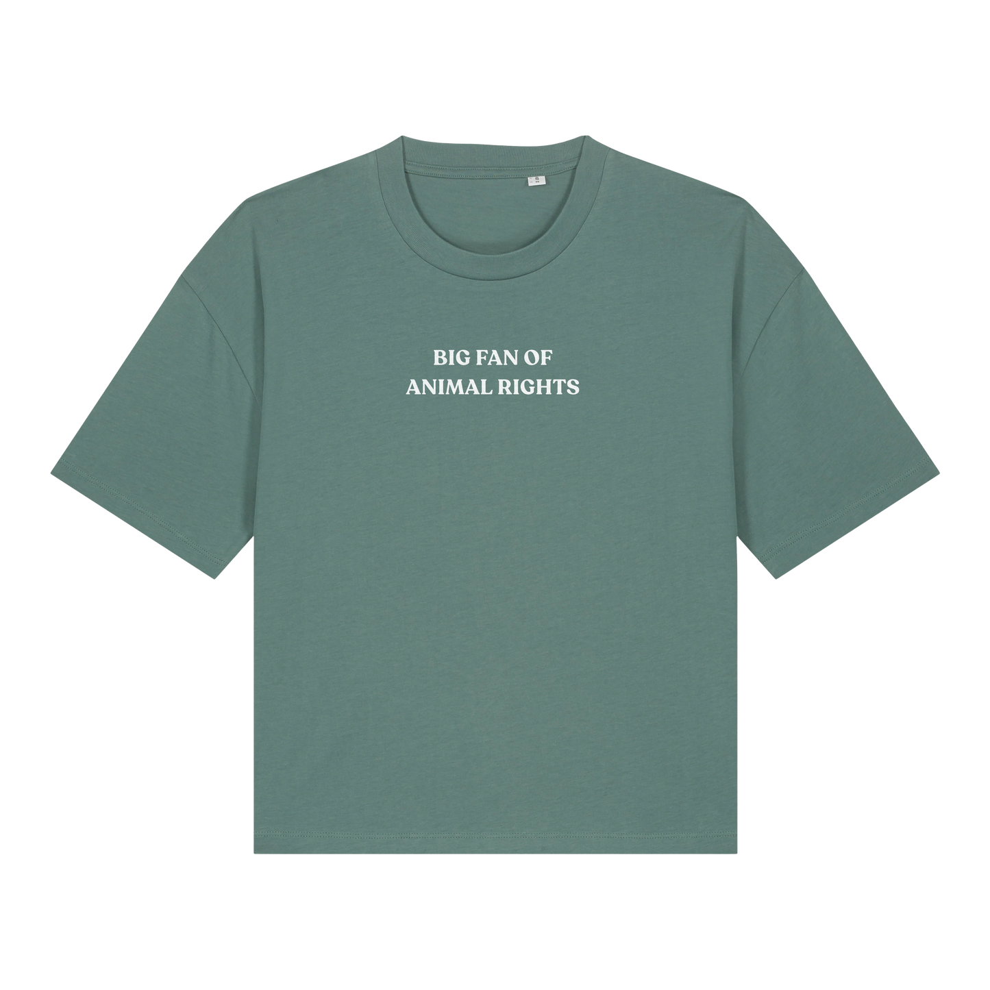Big Fan Of Animal Rights Women's Boxy T-Shirt