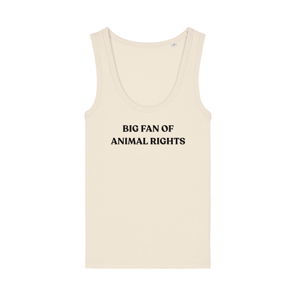 Big Fan Of Animal Rights Women's Tank Top