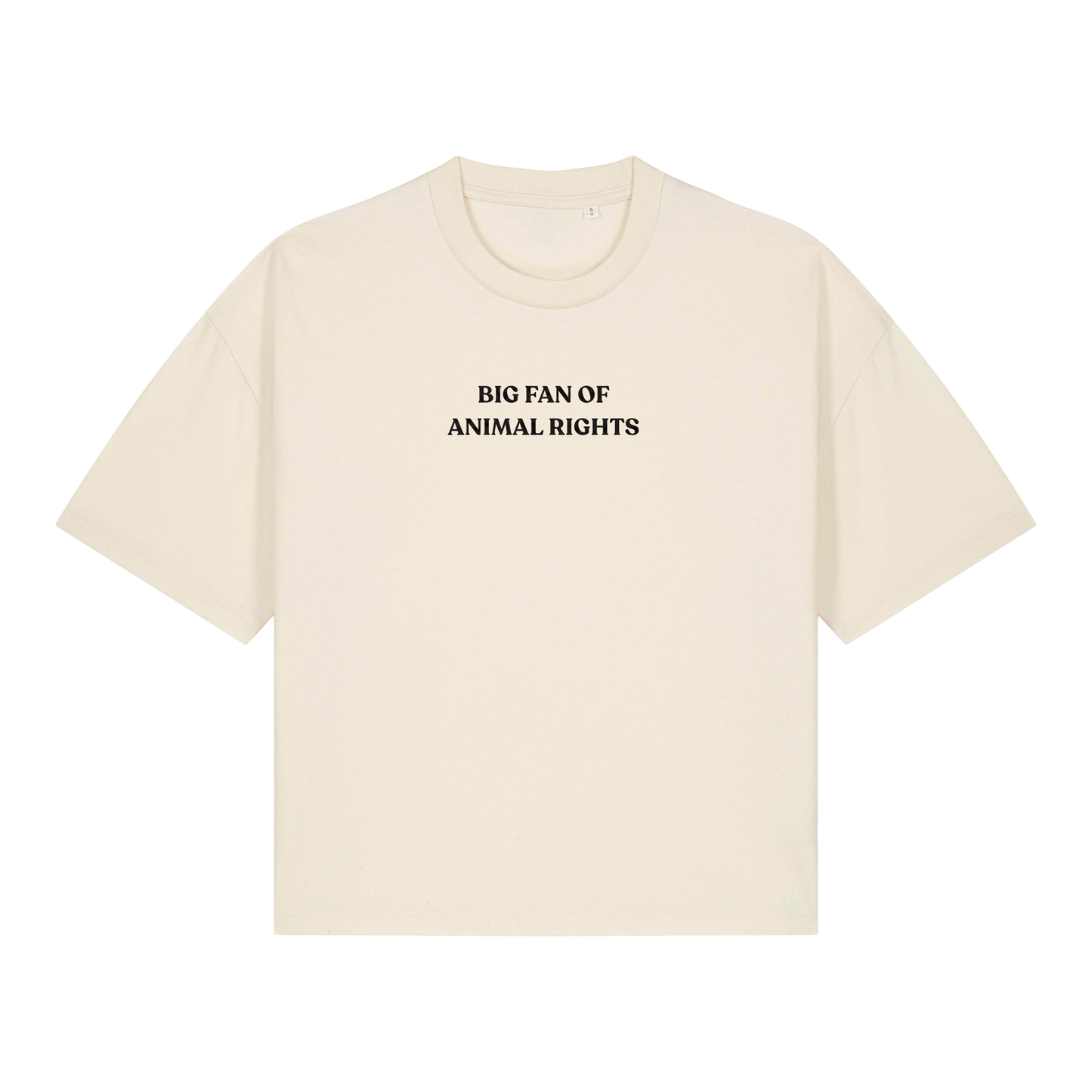 Big Fan Of Animal Rights Women's Boxy T-Shirt