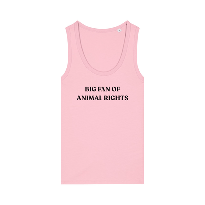 Big Fan Of Animal Rights Women's Tank Top