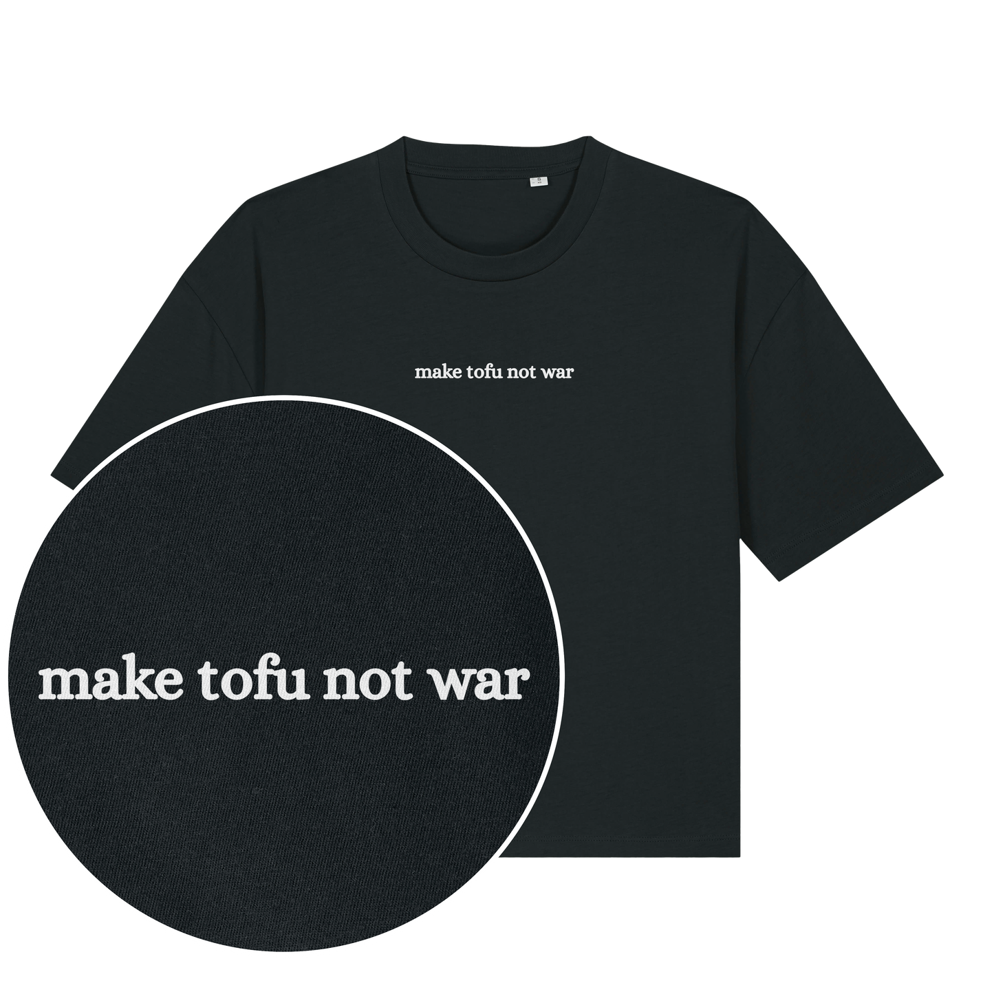 Make Tofu Not War Women's Boxy T-Shirt