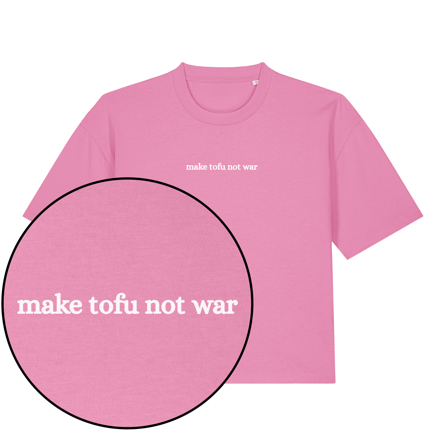 Make Tofu Not War Women's Boxy T-Shirt