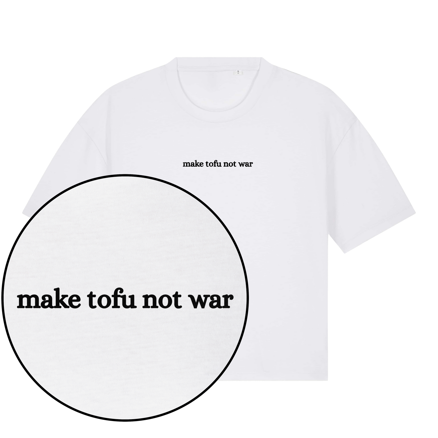 Make Tofu Not War Women's Boxy T-Shirt