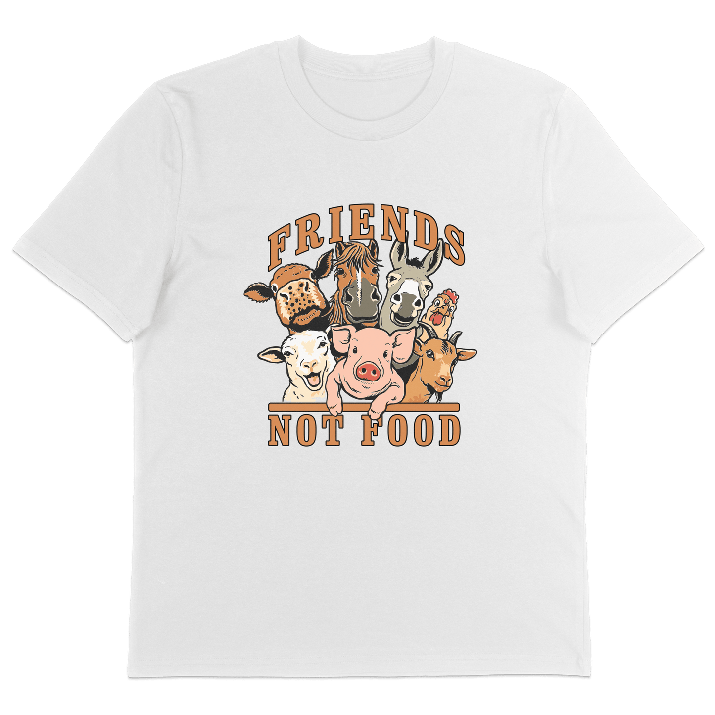 Friends Not Food Animals T-Shirt - Vegan America