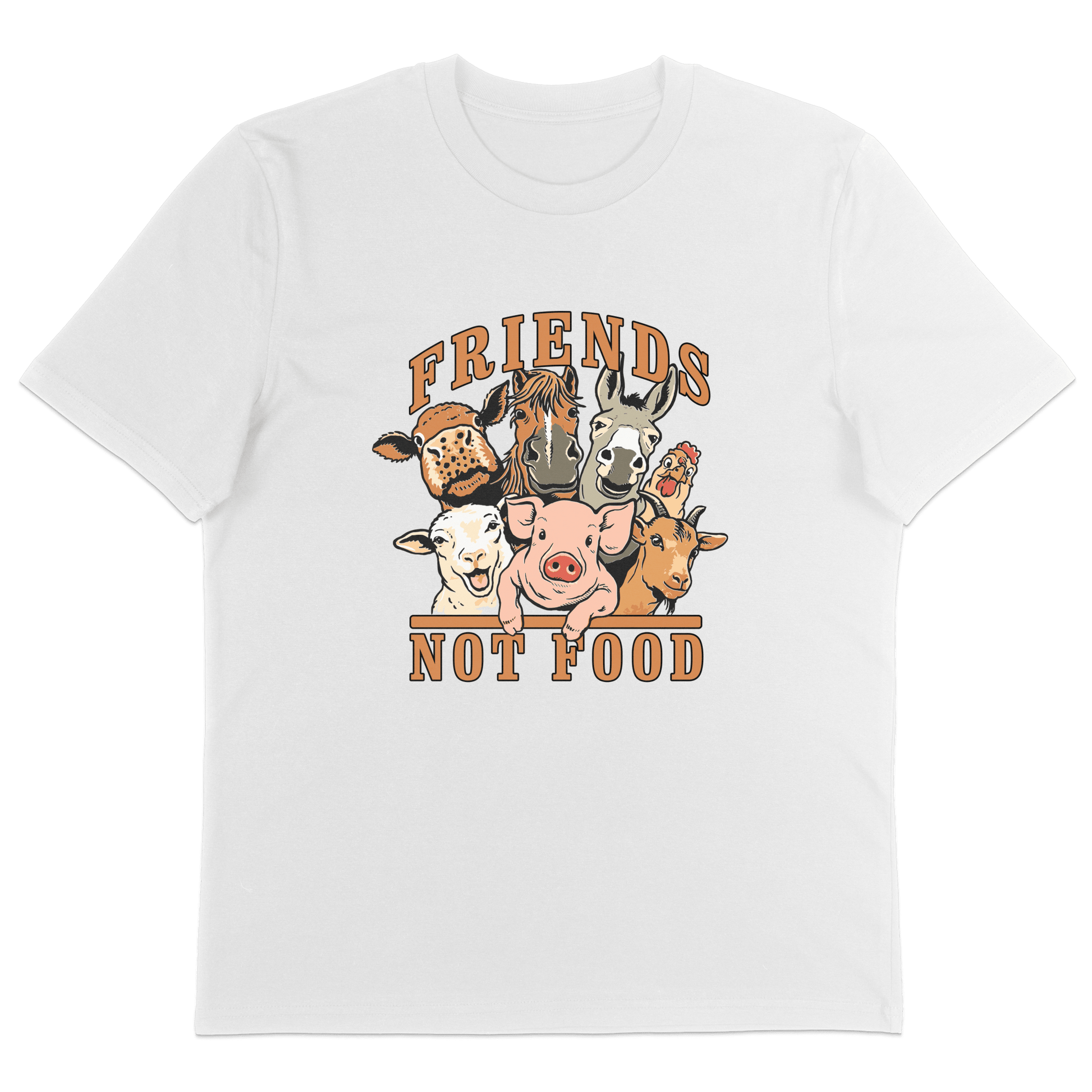 Friends Not Food Animals T-Shirt - Vegan America
