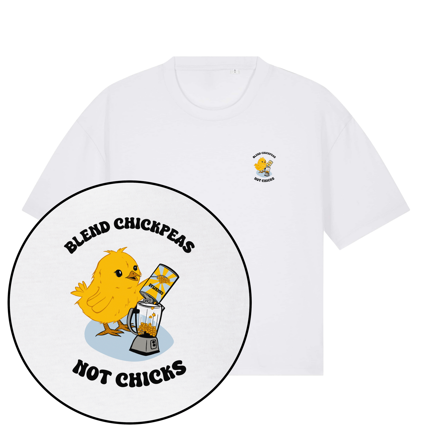 Blend Chickpeas Not Chicks Women's Boxy T-Shirt
