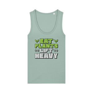 Eat Plants Lift Heavy Women's Tank Top - Vegan America
