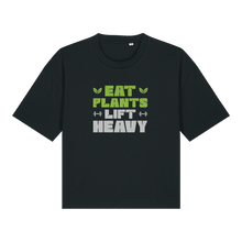 Eat Plants Lift Heavy Women's Boxy T-Shirt - Vegan America