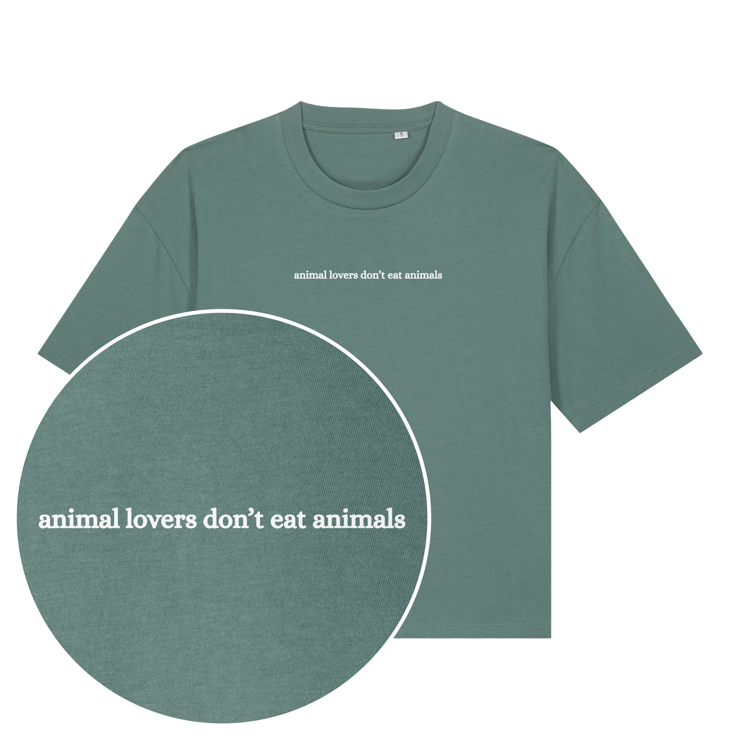 Animal Lovers Don't Eat Animals Women's Boxy T-Shirt