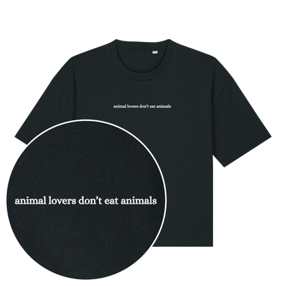 Animal Lovers Don't Eat Animals Women's Boxy T-Shirt
