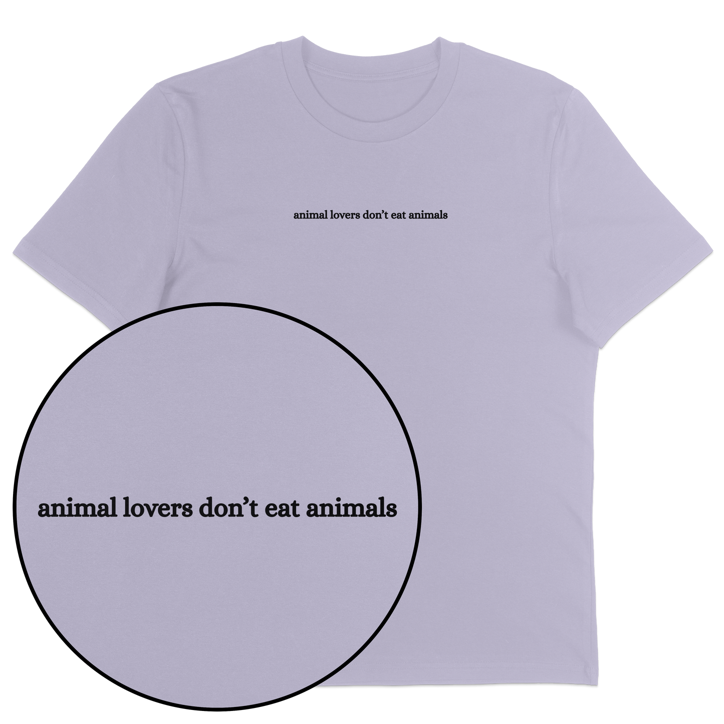 Animal Lovers Don't Eat Animals T-Shirt