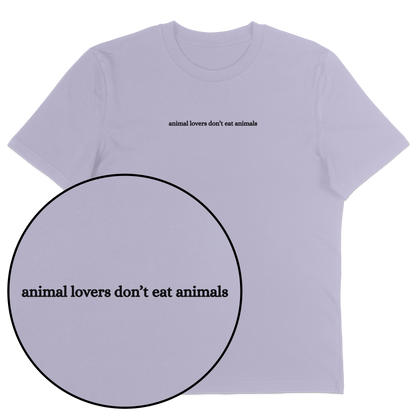 Animal Lovers Don't Eat Animals T-Shirt