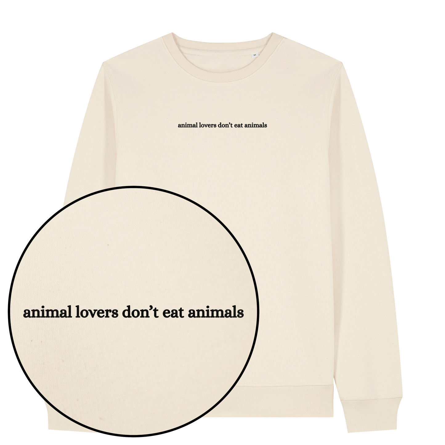 Animal Lovers Don't Eat Animals Sweatshirt