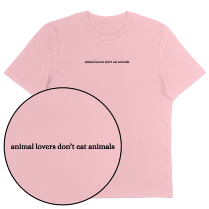 Animal Lovers Don't Eat Animals T-Shirt