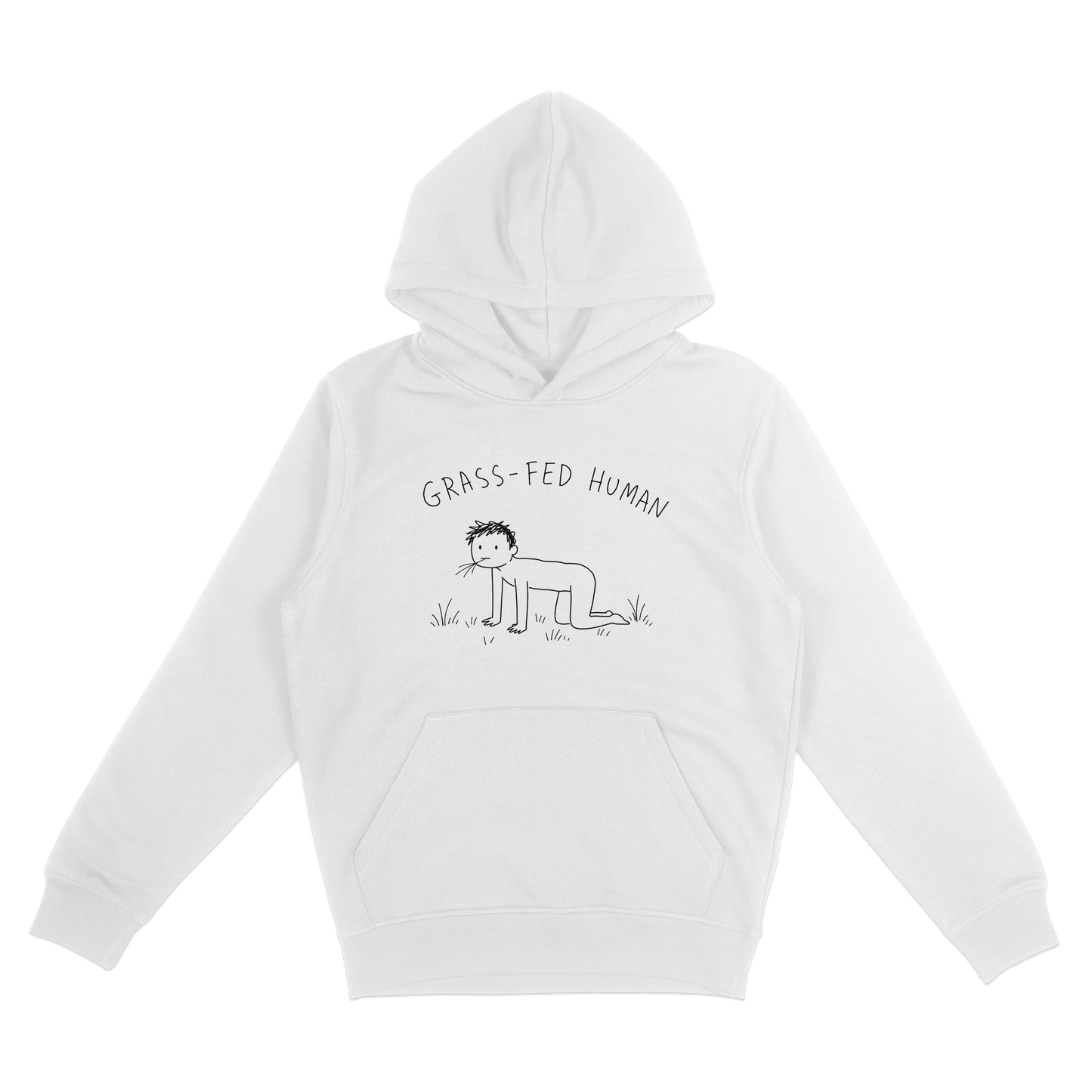 Grass-Fed Human Hoodie