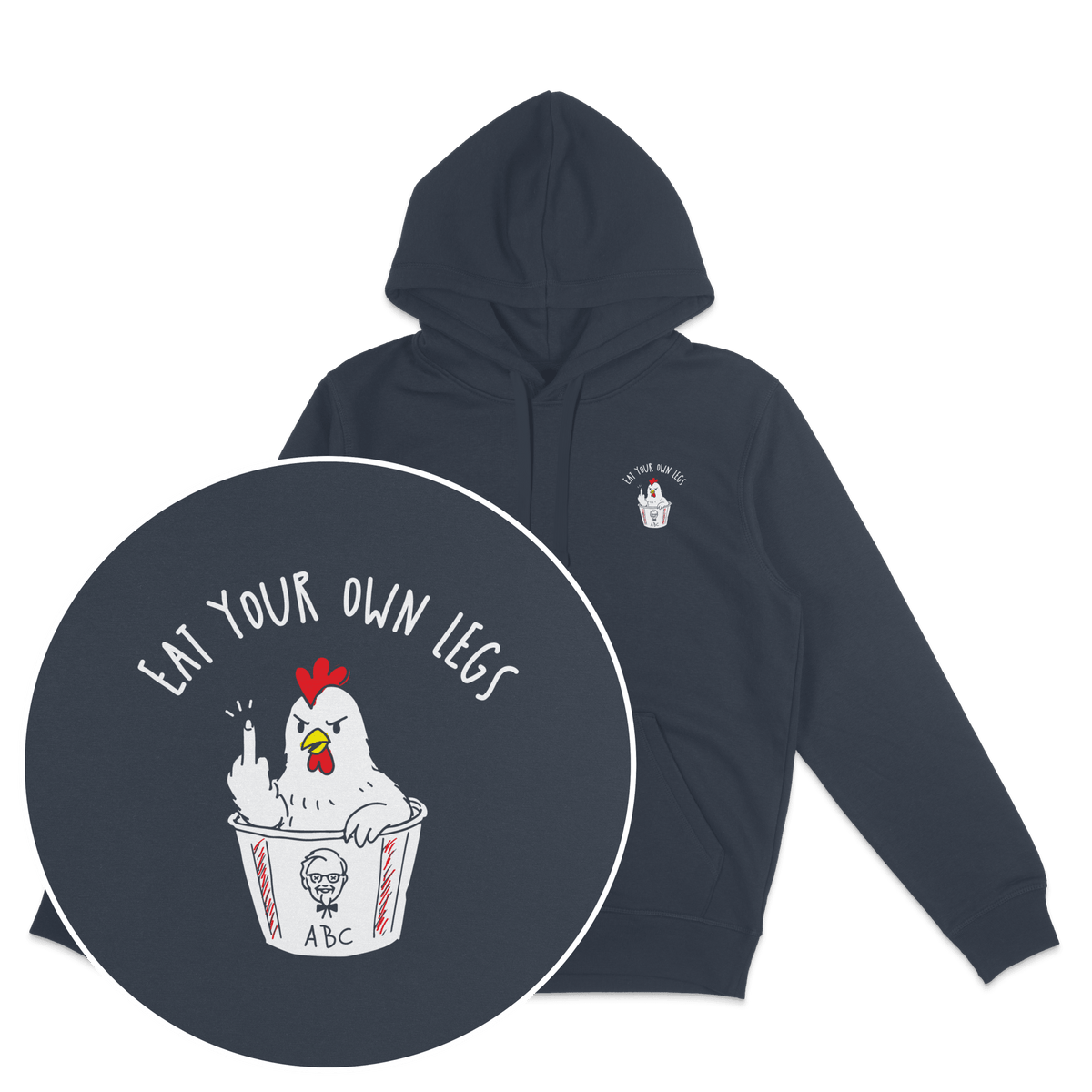 Eat Your Own Legs Hoodie - Vegan America