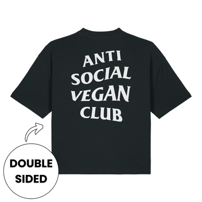 Anti Social Vegan Club Women's Boxy Streetwear T-Shirt