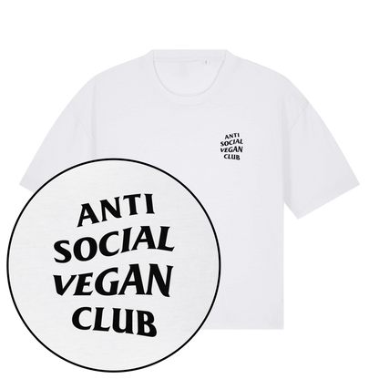 Anti Social Vegan Club Women's Boxy Streetwear T-Shirt