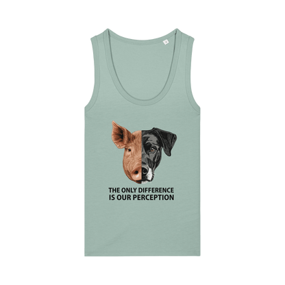 The Only Difference Is Our Perception Women's Tank Top - Vegan America