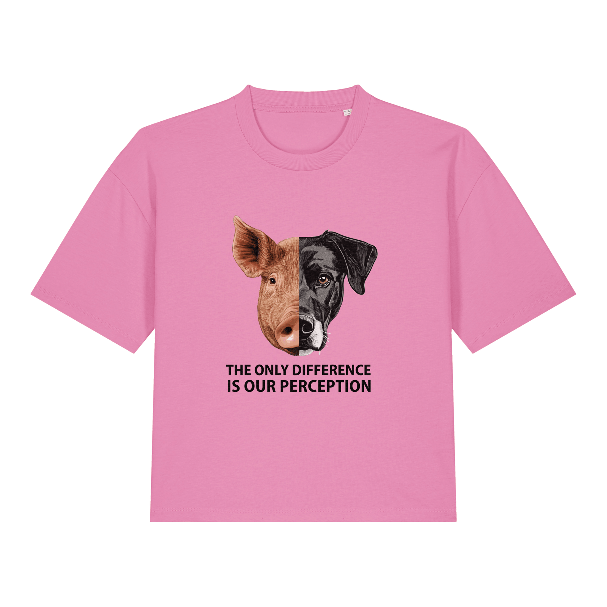 The Only Difference Is Our Perception Women's Boxy T-Shirt - Vegan America