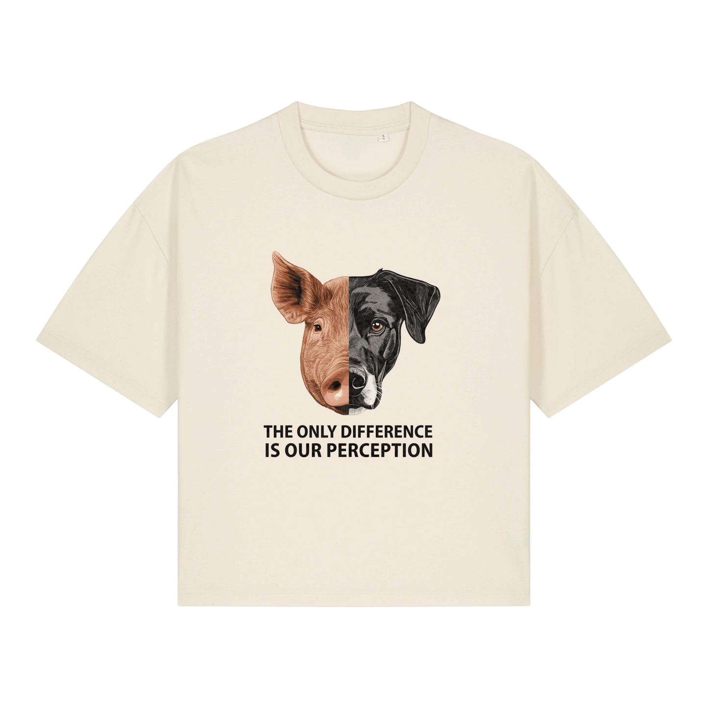 The Only Difference Is Our Perception Women's Boxy T-Shirt - Vegan America
