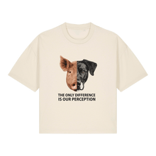 The Only Difference Is Our Perception Women's Boxy T-Shirt - Vegan America