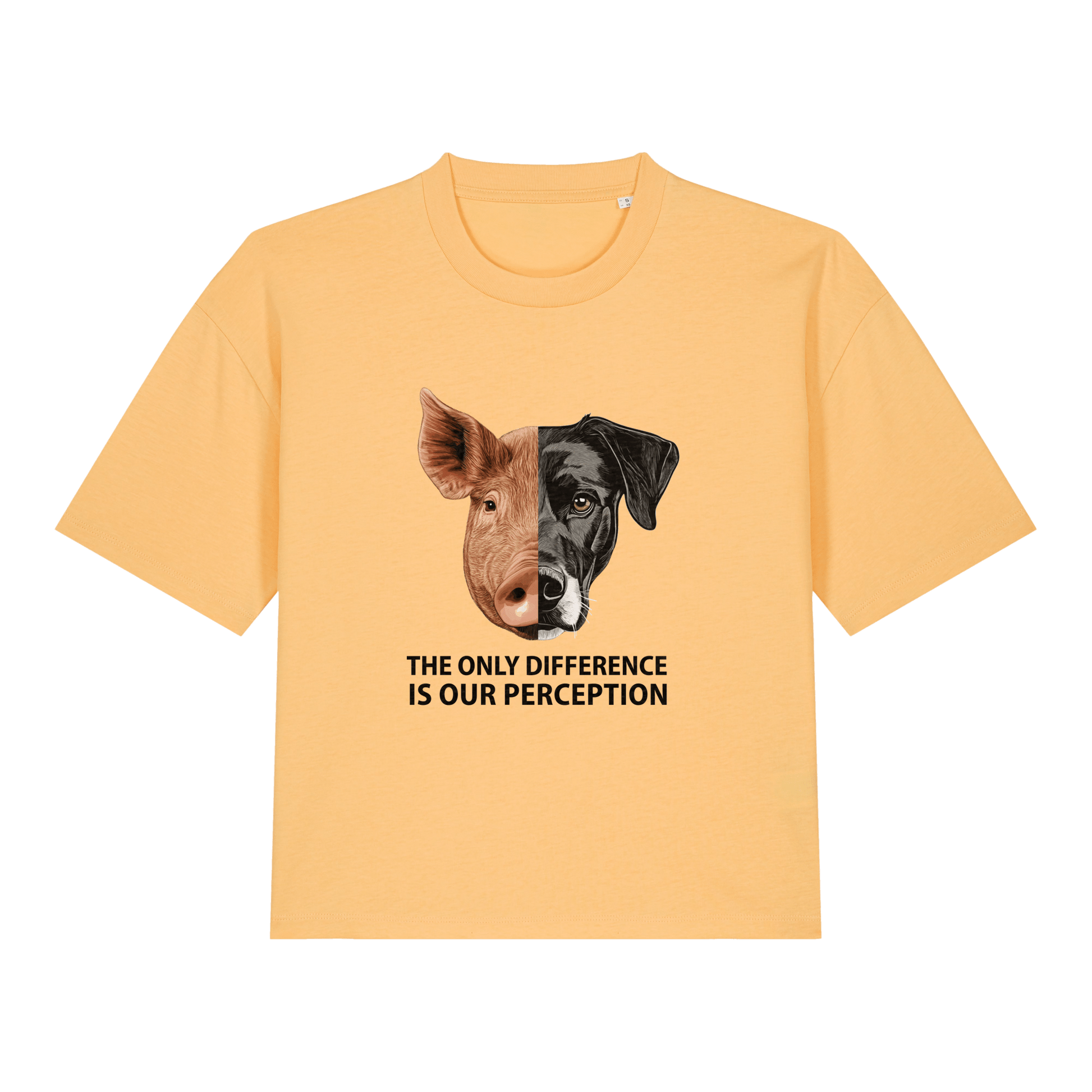 The Only Difference Is Our Perception Women's Boxy T-Shirt - Vegan America