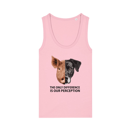 The Only Difference Is Our Perception Women's Tank Top - Vegan America