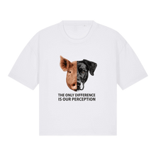 The Only Difference Is Our Perception Women's Boxy T-Shirt - Vegan America
