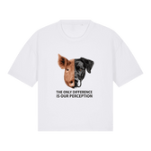 The Only Difference Is Our Perception Women's Boxy T-Shirt - Vegan America