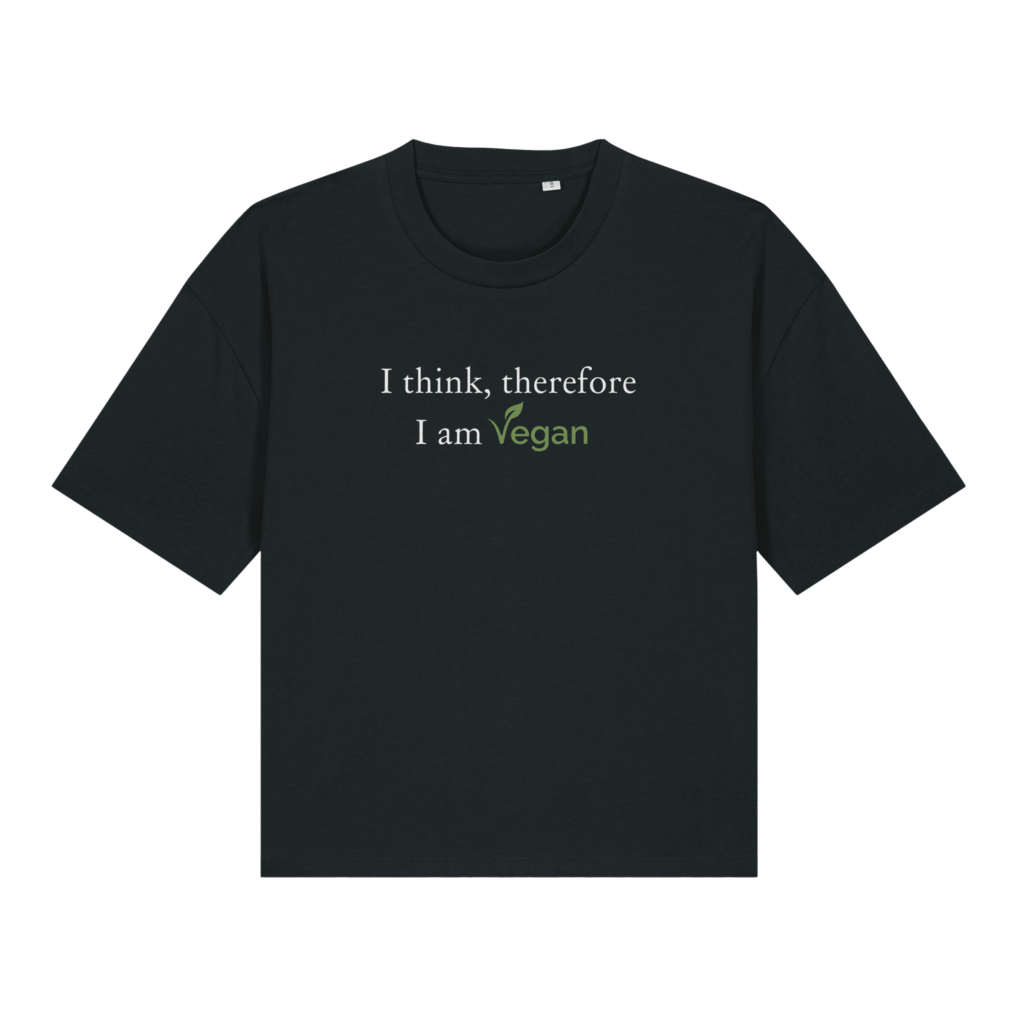 I Think Therefore... Women's Boxy T-Shirt - Vegan America
