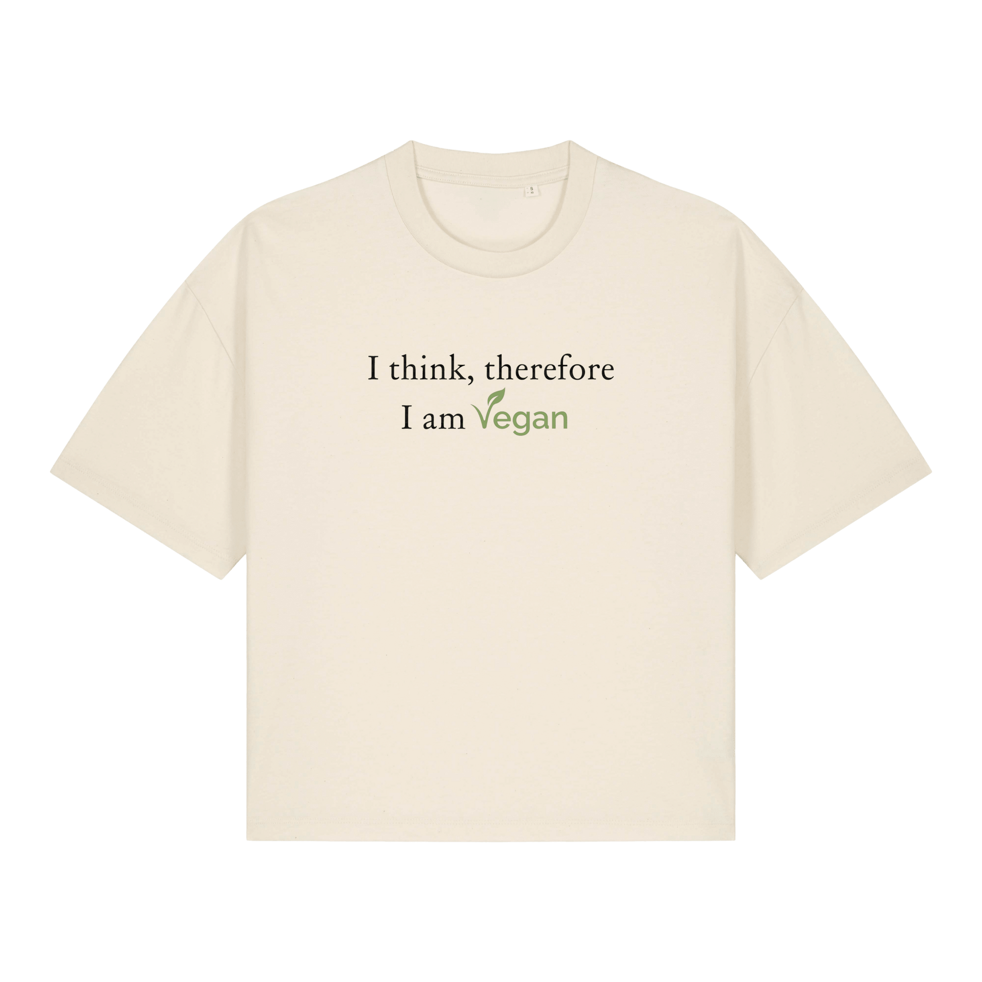 I Think Therefore... Women's Boxy T-Shirt - Vegan America