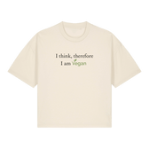 I Think Therefore... Women's Boxy T-Shirt - Vegan America