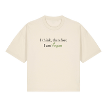 I Think Therefore... Women's Boxy T-Shirt - Vegan America