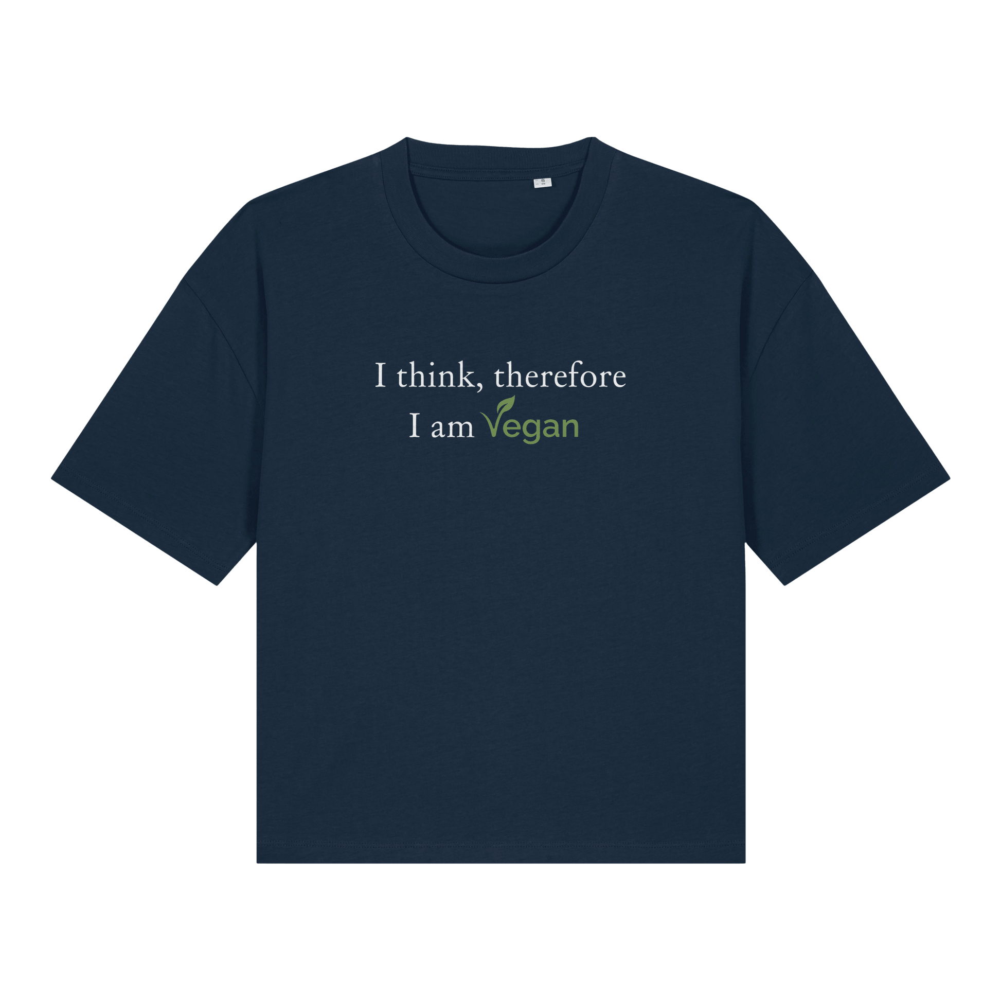I Think Therefore... Women's Boxy T-Shirt - Vegan America