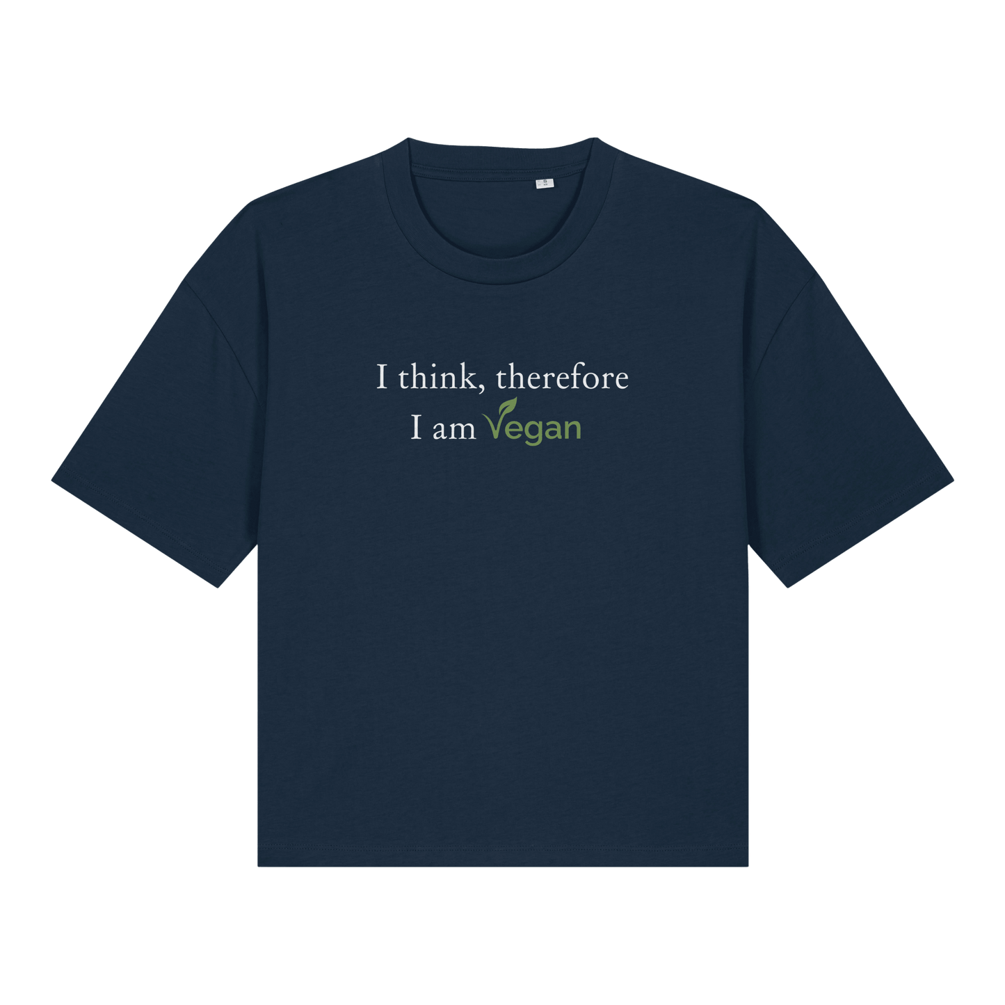 I Think Therefore... Women's Boxy T-Shirt - Vegan America