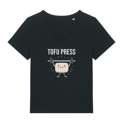 Tofu Press Women's V Neck T-Shirt