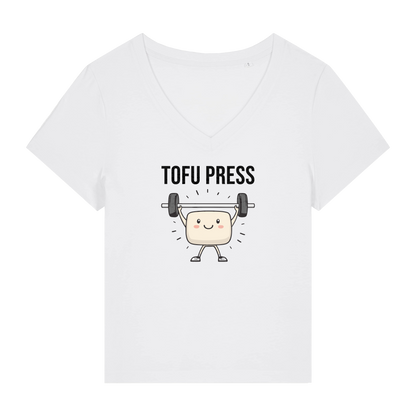 Tofu Press Women's V Neck T-Shirt