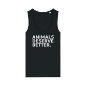 Animals Deserve Better Women's Tank Top - Vegan America