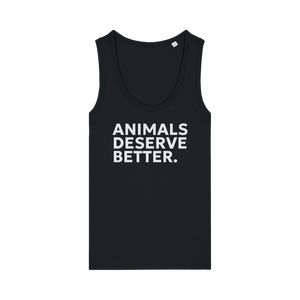 Animals Deserve Better Women's Tank Top - Vegan America