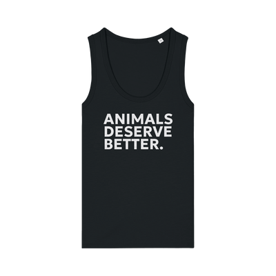 Animals Deserve Better Women's Tank Top - Vegan America