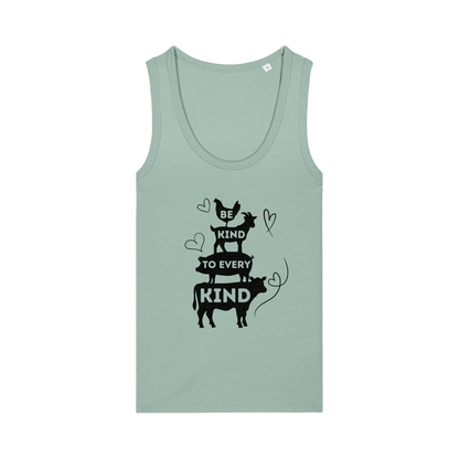 Be Kind To Every Kind Women's Tank Top - Vegan America