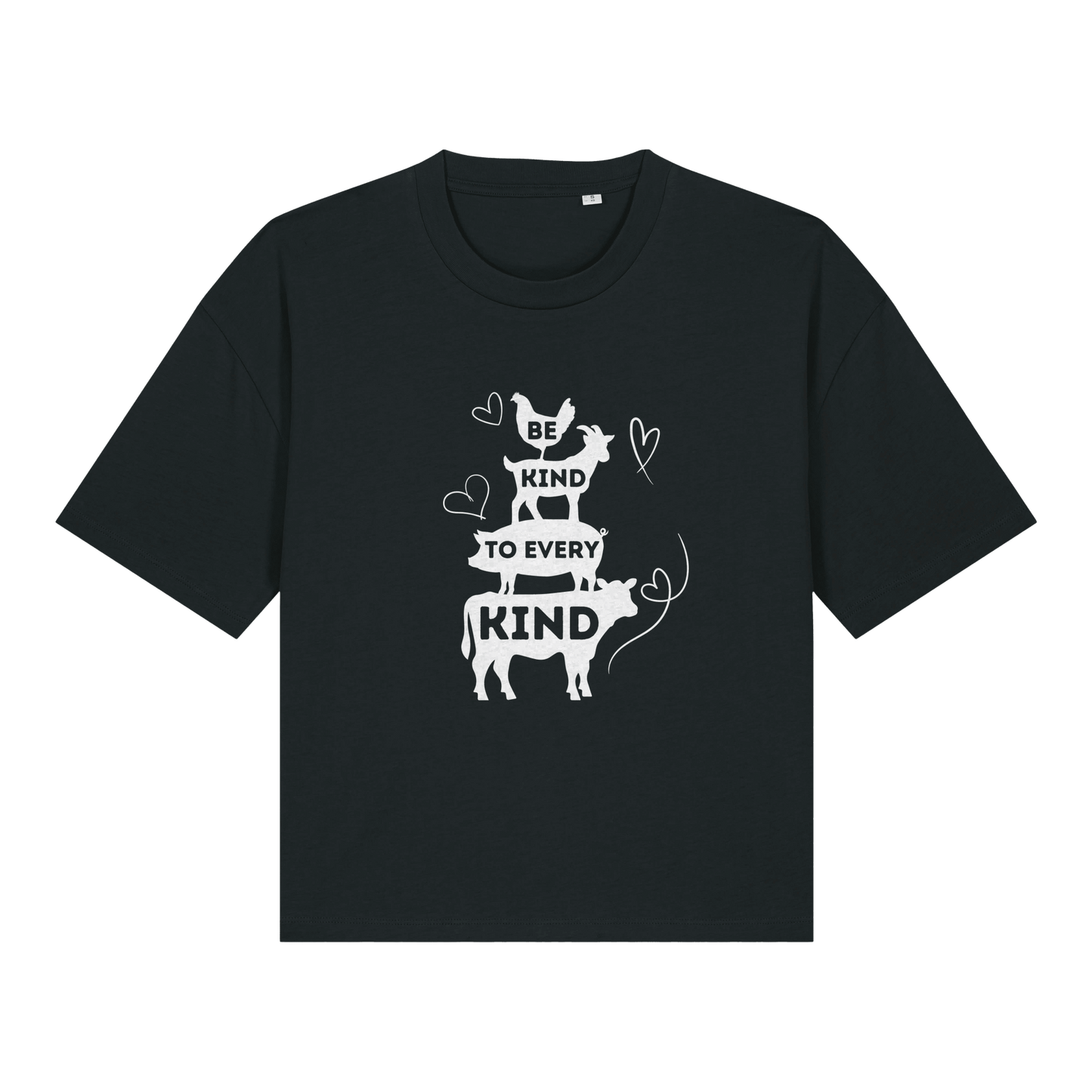 Be Kind To Every Kind Women's Boxy T-Shirt - Vegan America