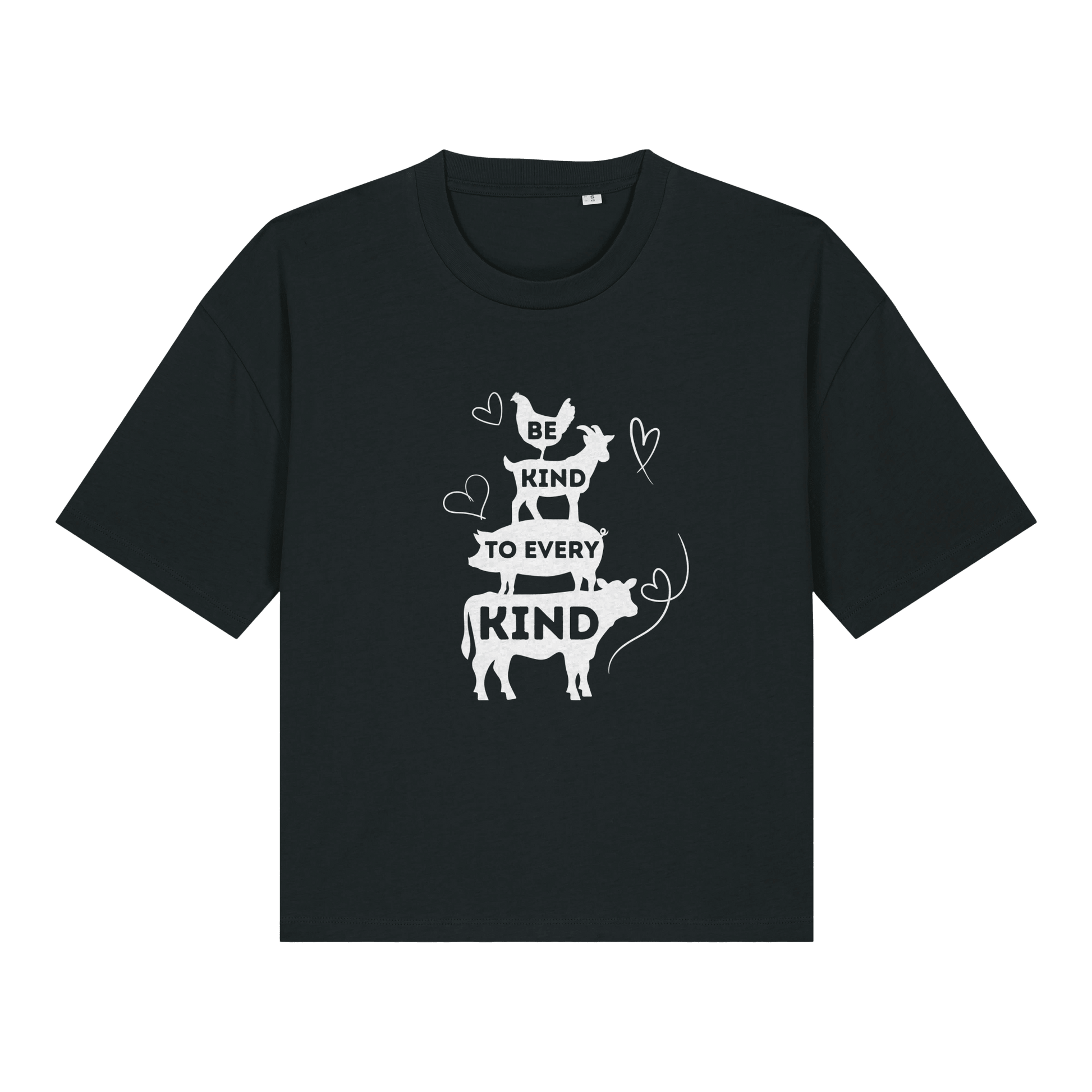 Be Kind To Every Kind Women's Boxy T-Shirt - Vegan America